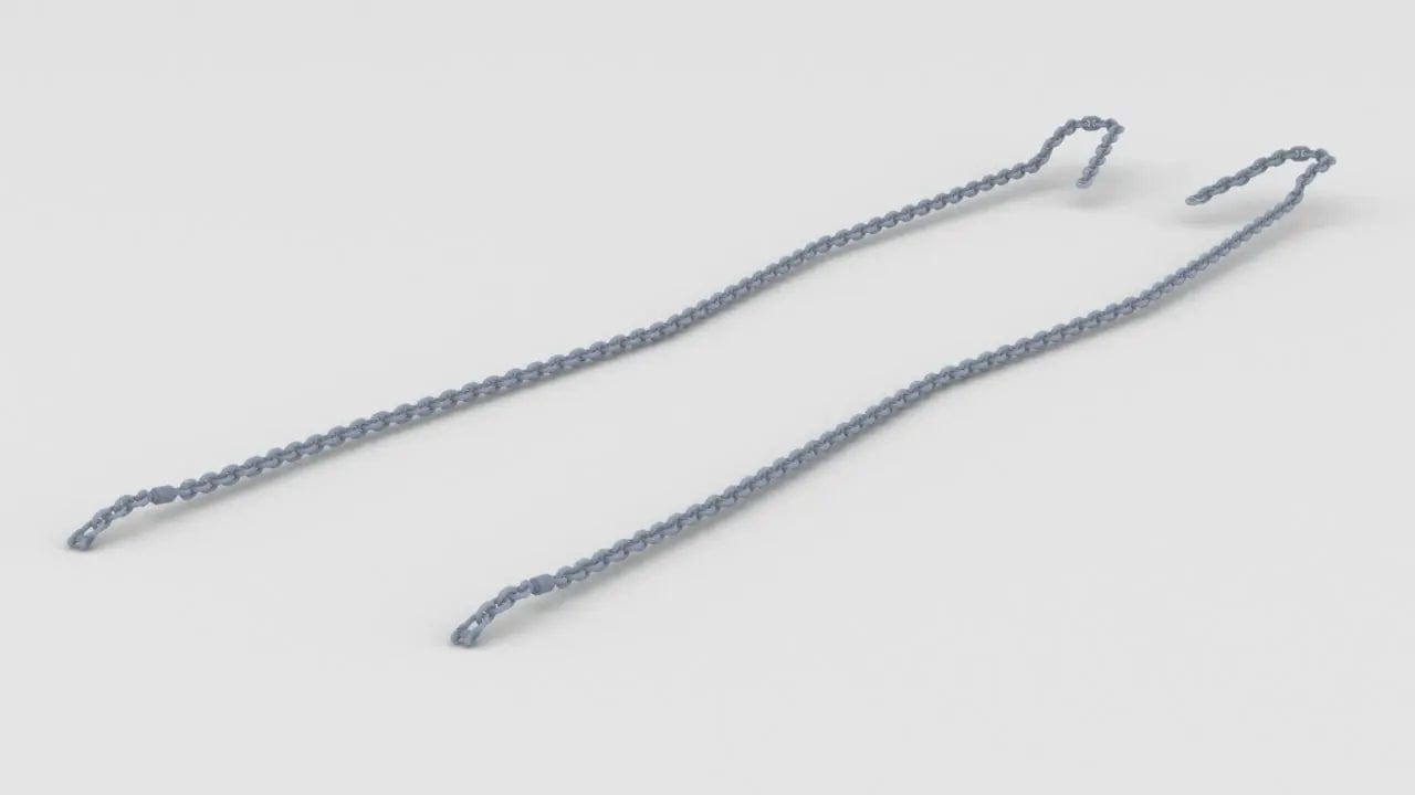 1/100 IJN Yamato Bow Anchor Chain Set (2pcs) - distefan 3d print