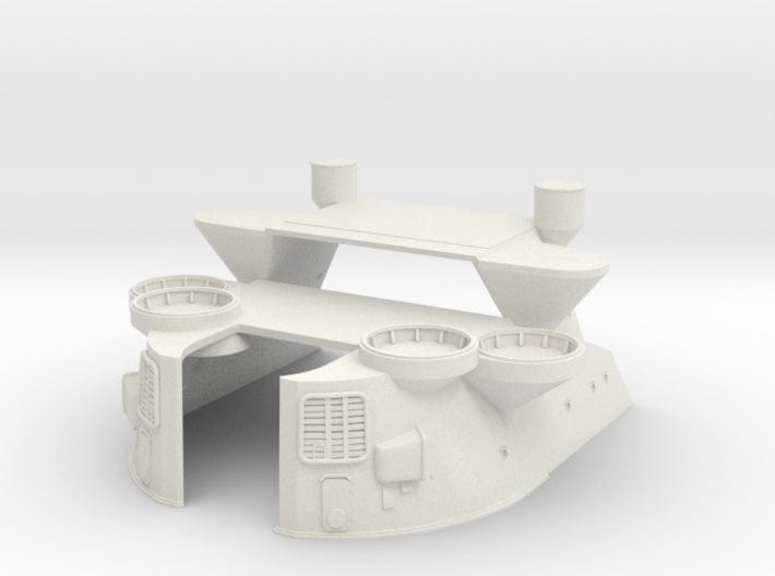 1/100 IJN Yamato bridge structure part 7 - distefan 3d print