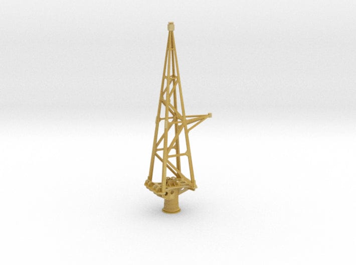 1/100 IJN Yamato crane tower - distefan 3d print