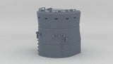1/100 IJN Yamato Forward Structure Command Bridge