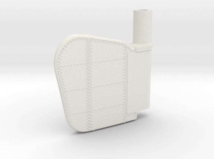 1/100 IJN Yamato rudder small - distefan 3d print