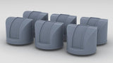1/100 IJN Yamato Searchlight Controller Set (6pcs)