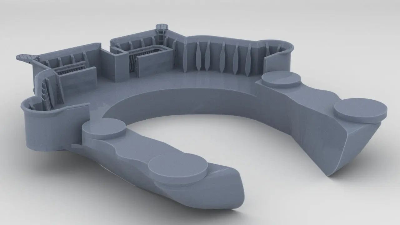 1/100 IJN Yamato Signal Deck Forward Superstructure - distefan 3d print