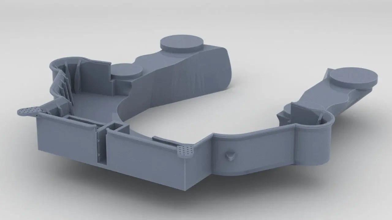 1/100 IJN Yamato Signal Deck Forward Superstructure - distefan 3d print