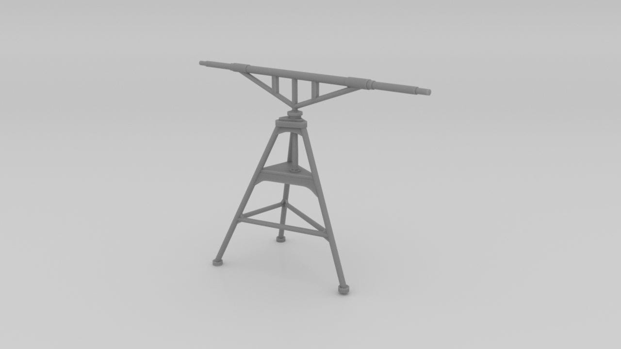 1/100 IJN Yamato Tripod Aerial Mast 15.5cm Turret - distefan 3d print