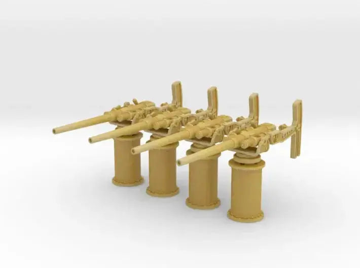 1/100 QF 3 pounder (46mm) Hotchkiss set 4pcs - distefan 3d print