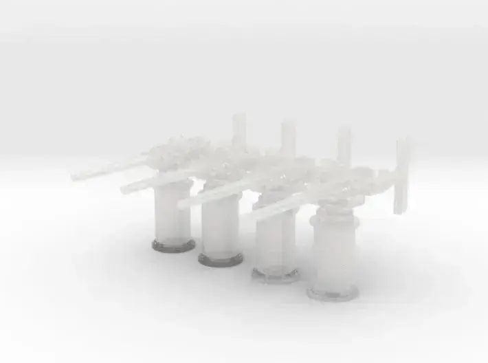 1/100 QF 3 pounder (46mm) Hotchkiss set 4pcs - distefan 3d print