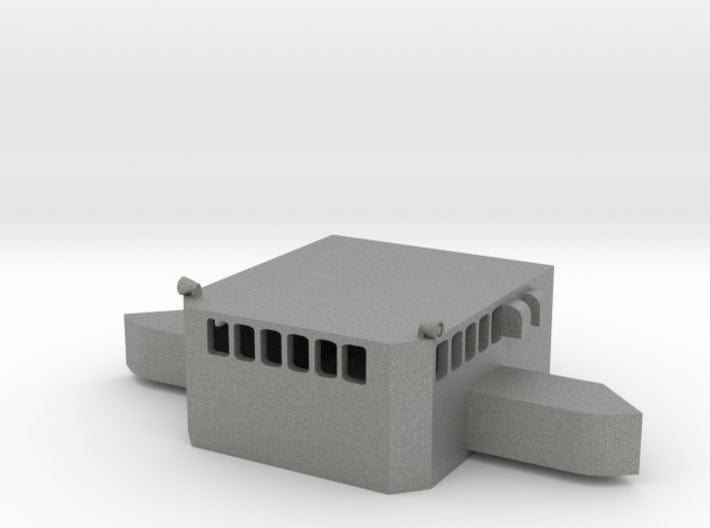 1/100 Richelieu main turret house - distefan 3d print