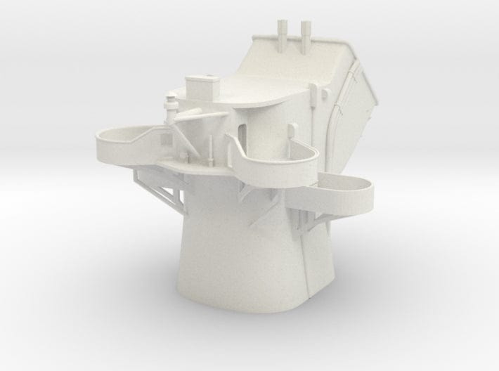 1/100 Richelieu structure aft deck2 funnel - distefan 3d print
