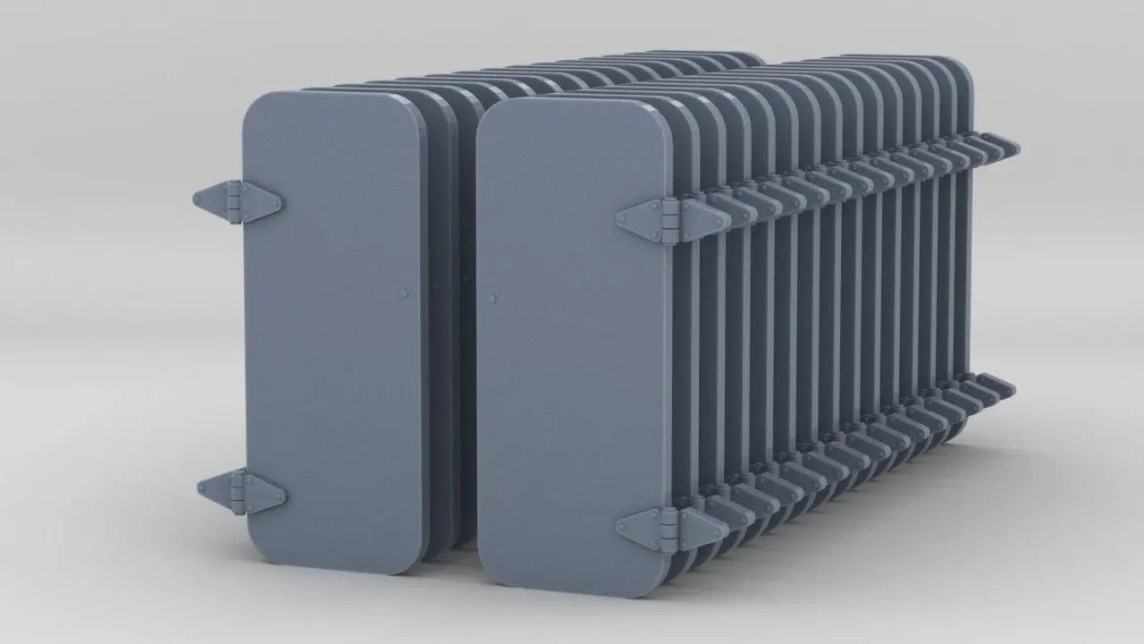 1/100 Richelieu Watertight Doors Set (30pcs) - distefan 3d 