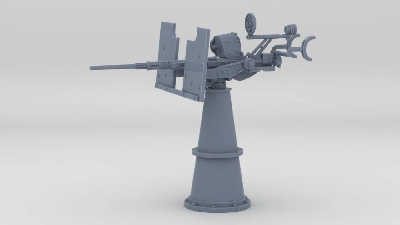 1/100 RN Single 20mm Oerlikon Mk IIIA - distefan 3d print