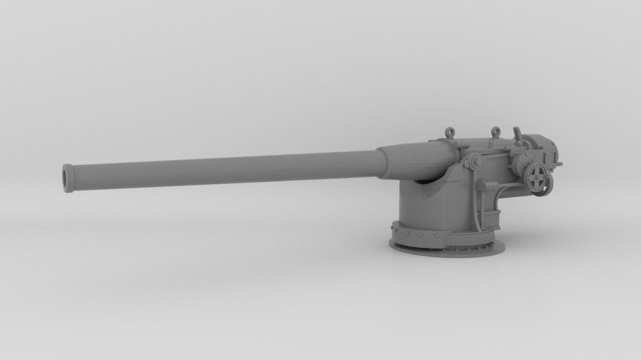 1/100 Russian 152mm /45 Naval Gun - distefan 3d print