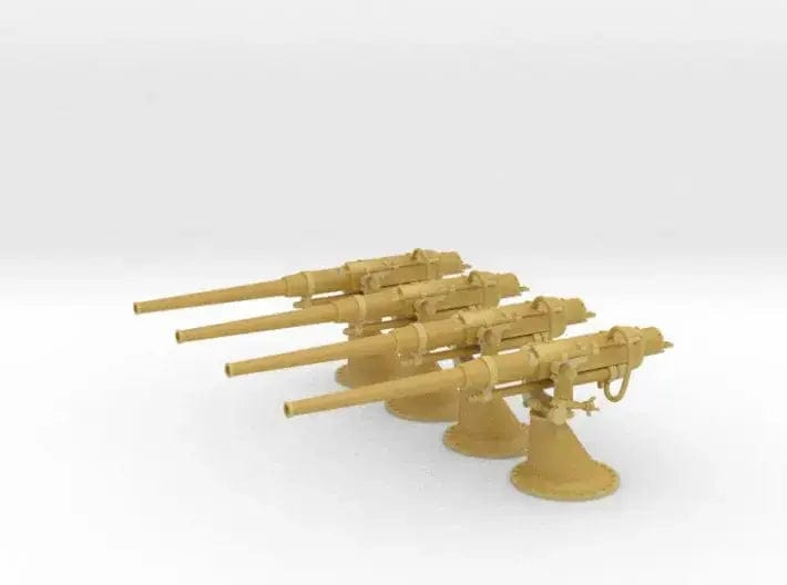 1/100 Russian 75 mm / 50 Cal. Gun Set - distefan 3d print