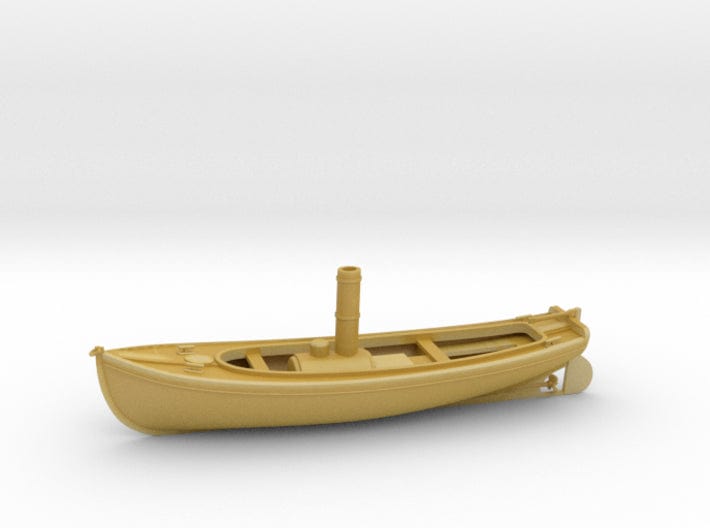 1/100 SMS Emden - Dampfbelboot Kl. II - Distefan 3D Print