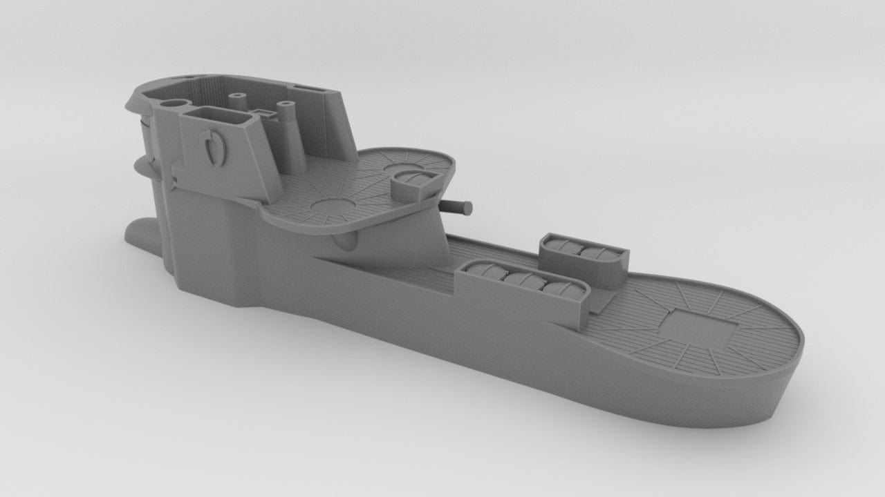 1/100 Uboot IXC U-505 conning tower - distefan 3d print