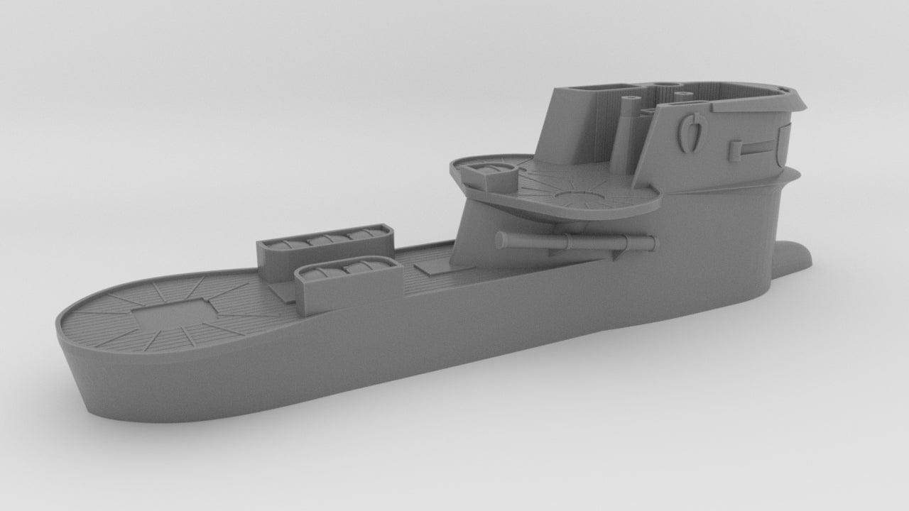 1/100 Uboot IXC U-505 conning tower - distefan 3d print