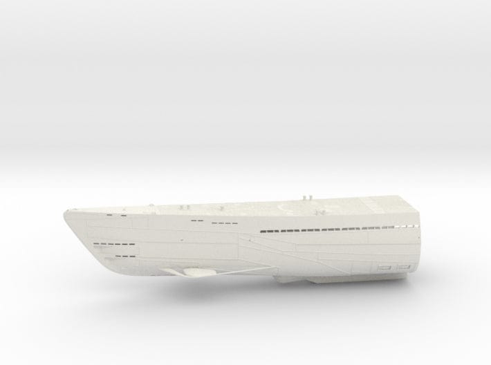 1/100 Uboot IXC U-505 hull forward part - distefan 3d print