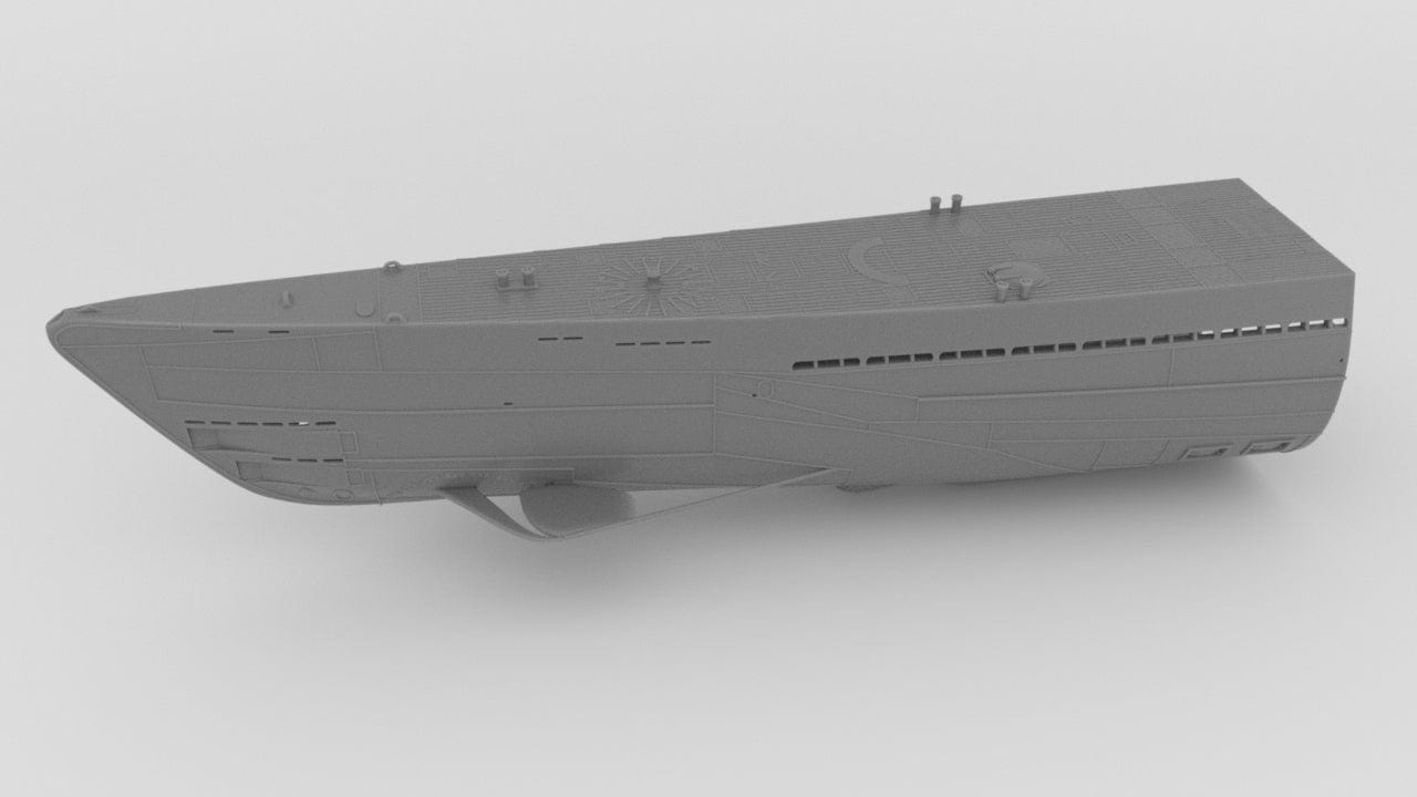 1/100 Uboot IXC U-505 Hull Set - distefan 3d print