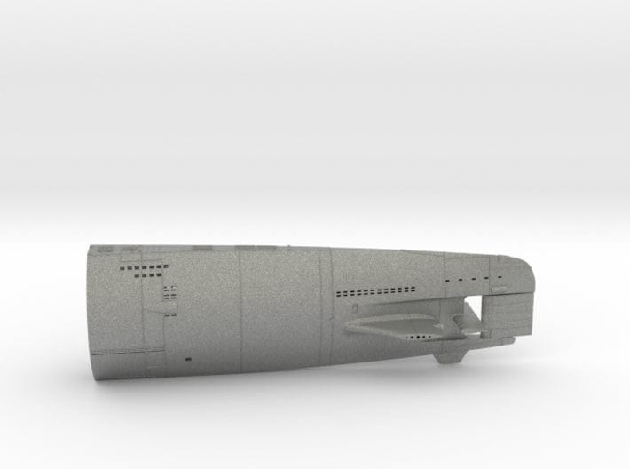 1/100 Uboot XXI hull aft part - distefan 3d print