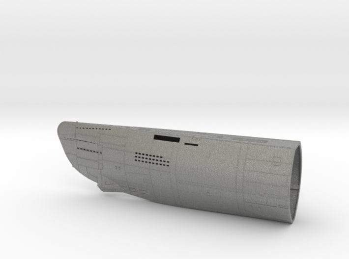 1/100 Uboot XXI hull forward part - distefan 3d print