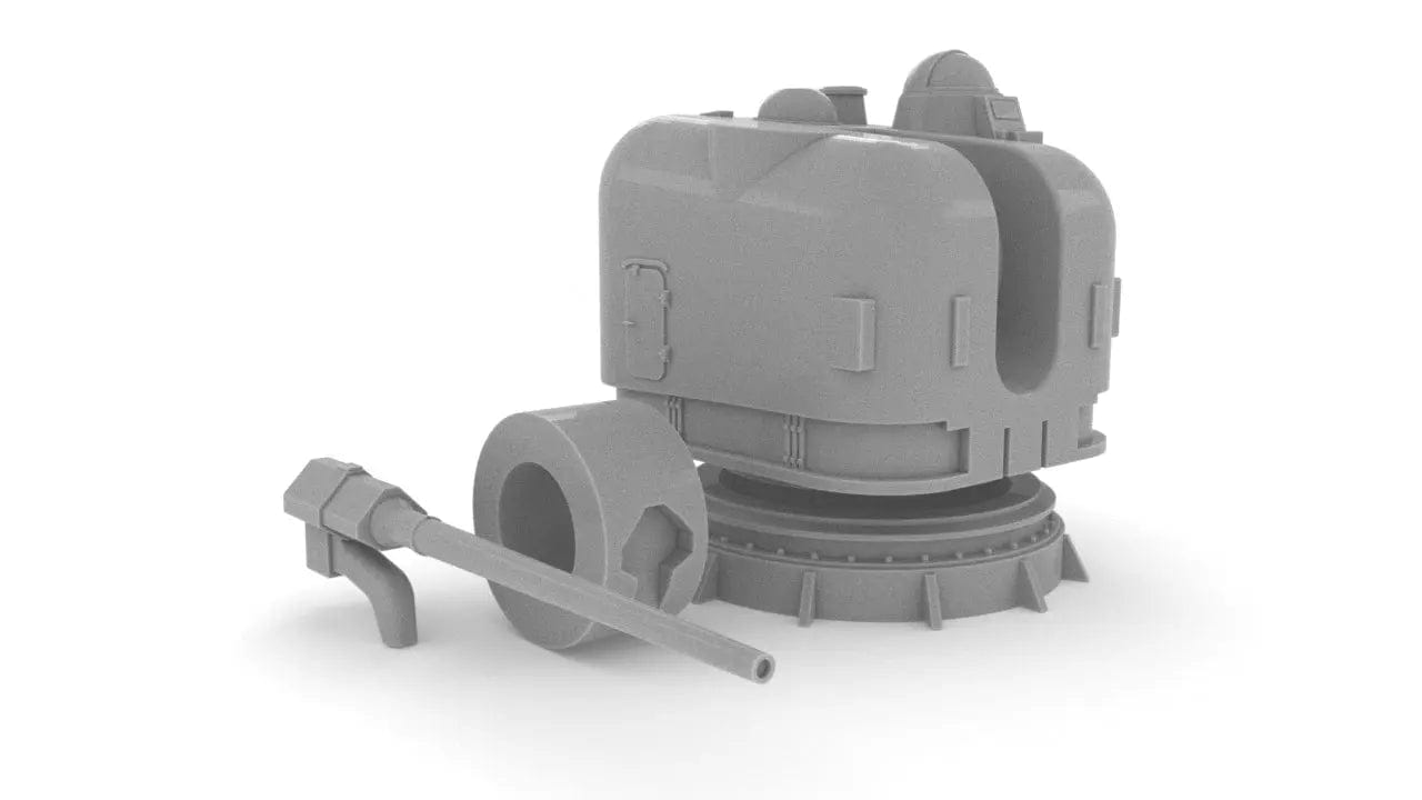 1/100 USN 5"/54 cal. Mk.42 "Frog-Eye" Mount Kit - distefan 3d print