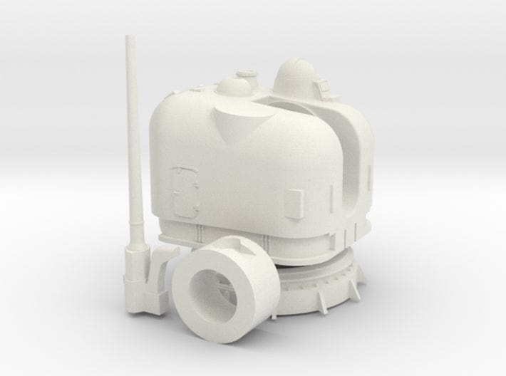 1/100 USN 5"/54 cal. Mk.42 "frog-eye" mount Kit v2 - distefan 3d print