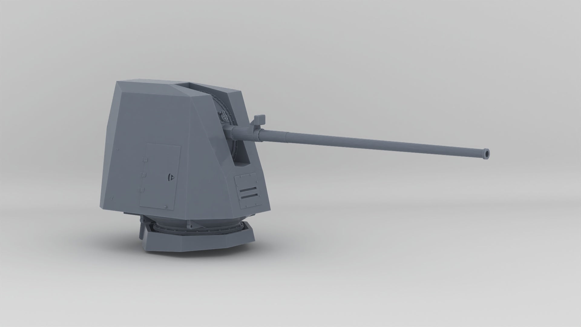 1/100 USN 5"/62 (12.7 cm) Mark 45 Mod 4 Kit Resin3Dinteractive – alternate view
