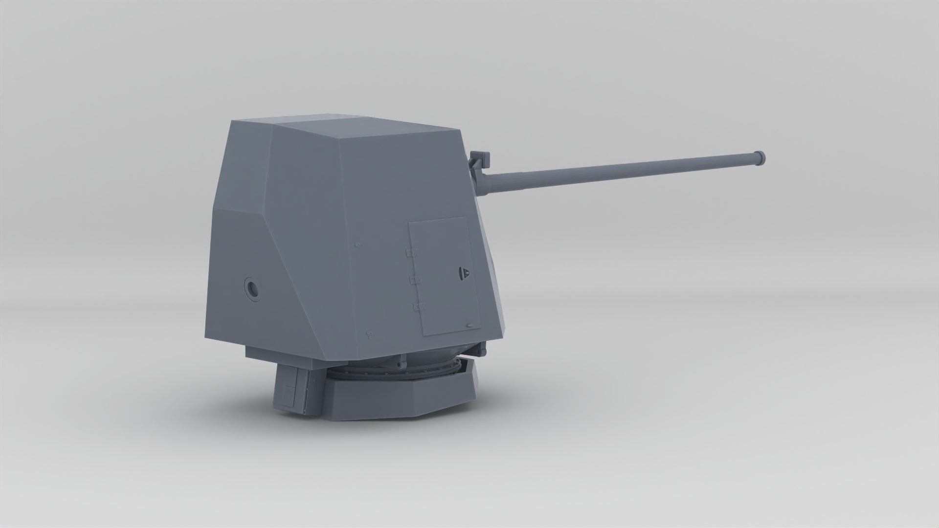 1/100 USN 5"/62 (12.7 cm) Mark 45 Mod 4 Kit Resin3Dinteractive
