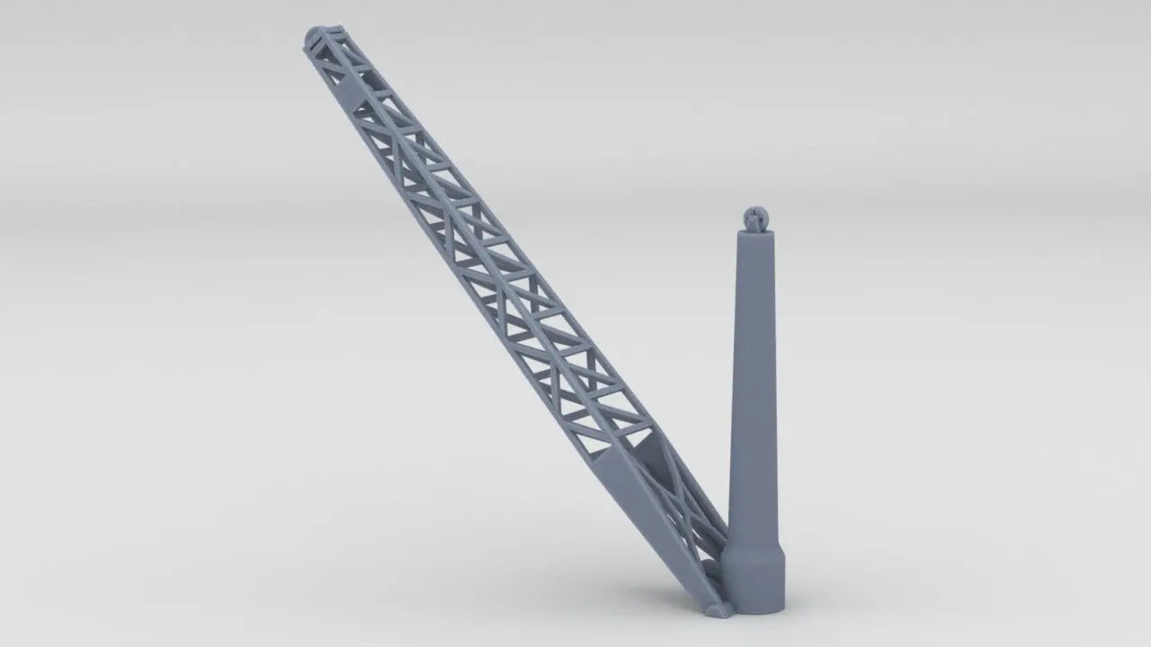 1/100 USS Cleveland (CL-55) Boat Crane - distefan 3d print