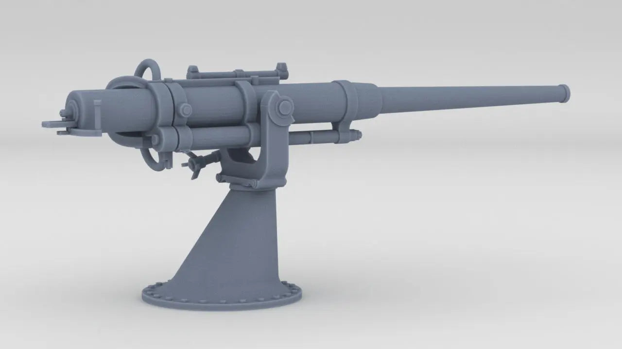 1/100 Russian 75mm/50 Cal. Gun Resin3Dinteractive