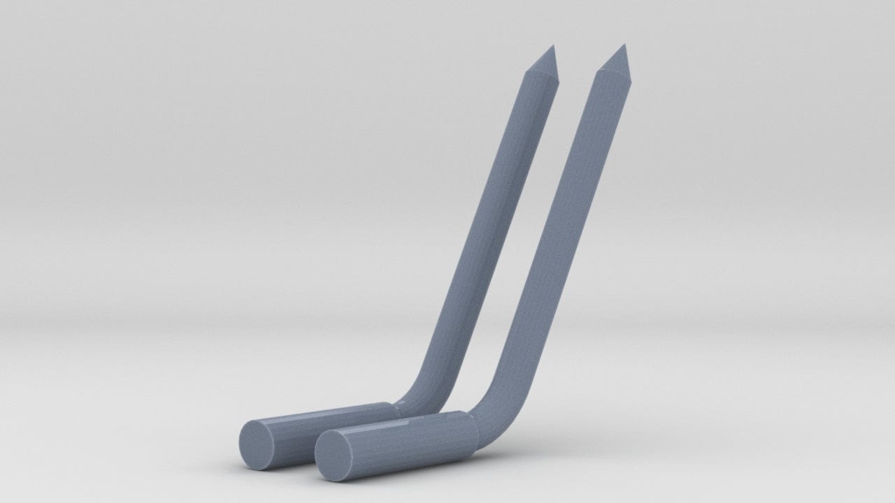 1/11 DKM U-Boot VII/C Aerial Antenna Mount Set (2pcs) - distefan 3d print