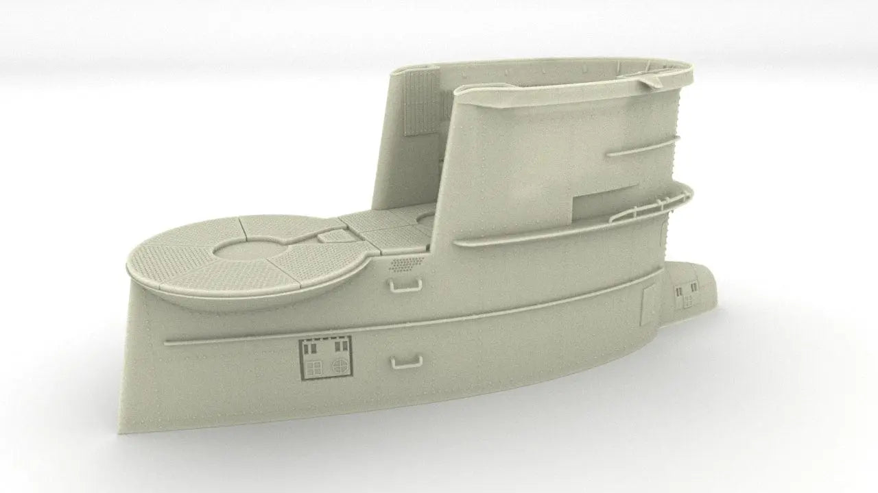 1/11 DKM U-Boot VII/C Conning Tower - distefan 3d print