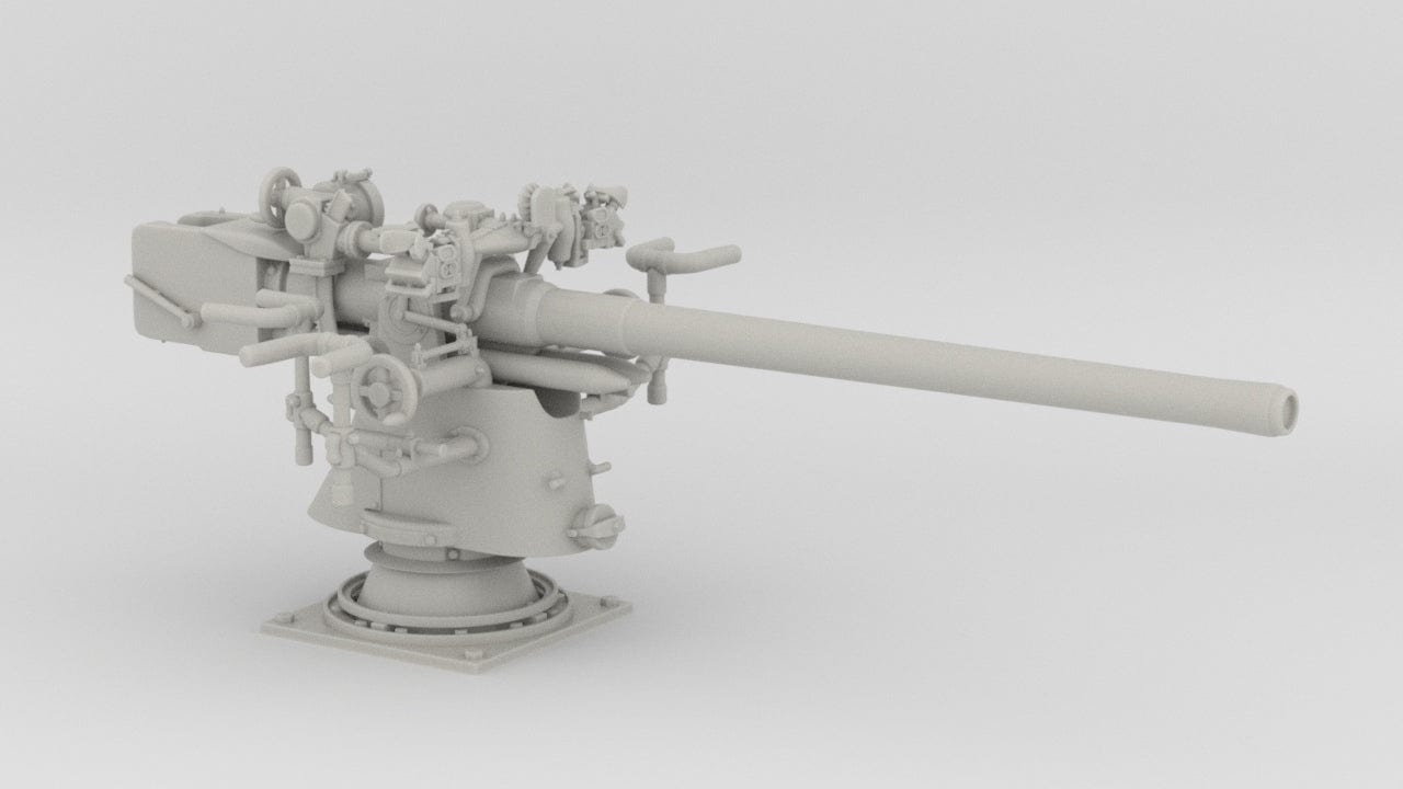 1/11 UBoot 8.8cm SK C/35 Naval Deck Gun - distefan 3d print