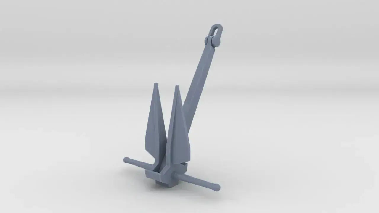 1/12 US Danforth Ship Anchor 750kg - distefan 3d print