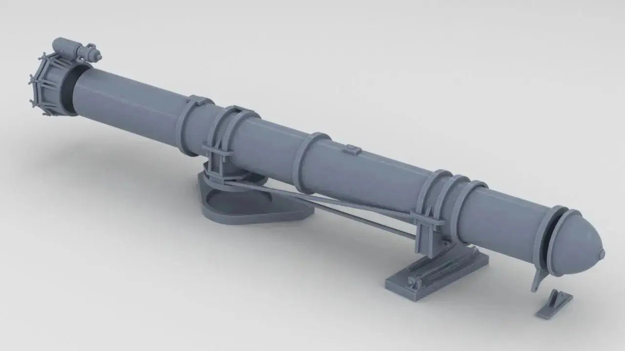 1/12 US PT Boat 109 Torpedo Tube Starboard Kit - distefan 3d print