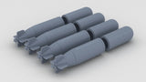 1/12 USN Mk13 Torpedo for PT Boat Set (4pcs)