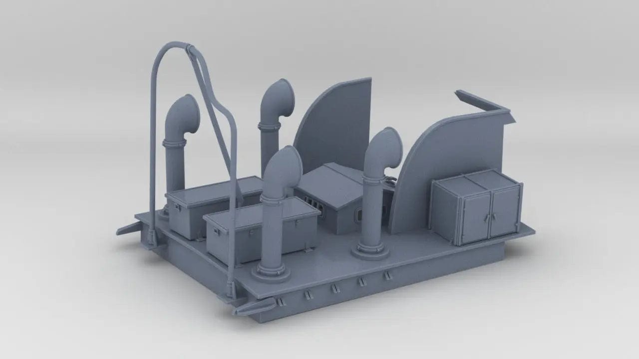 1/12 USN PT Boat 109 Engine Room Hatch Kit - distefan 3d print