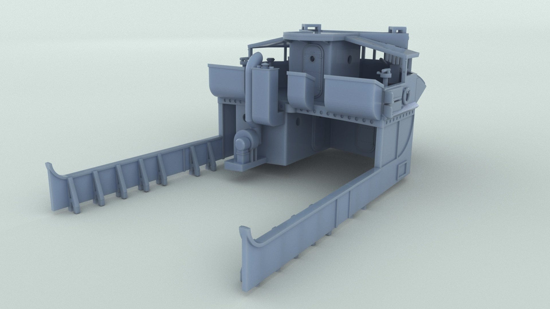 1/120 USS Ward Navigation Bridge - distefan 3d print