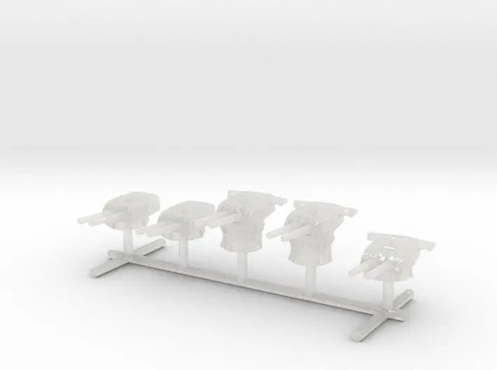 1/1200 IJN Type 50 year 3 turrets (8in) 1944 Set - distefan 3d print