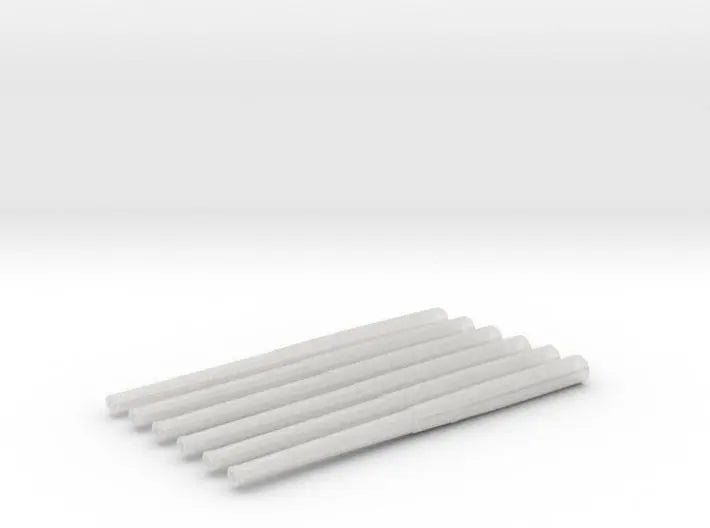 1/125 HMS Battlecruiser Queen Mary barrel set 6pcs - distefan 3d print
