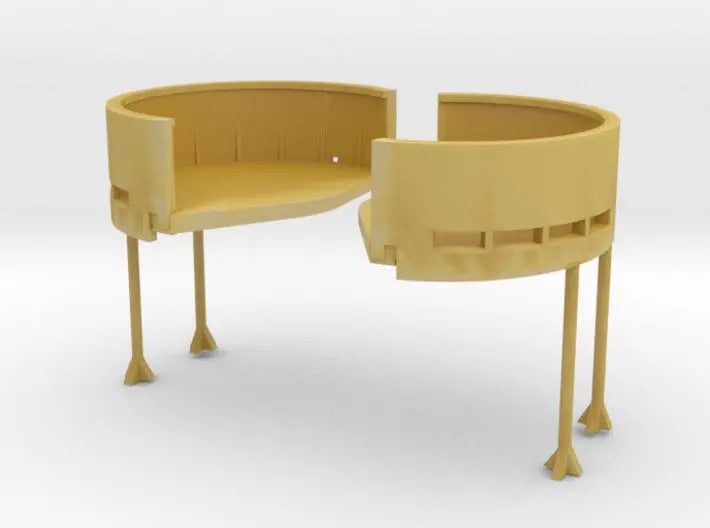1/125 US Fletcher Forward Deck 1 - 20mm Tub SET - distefan 3d print