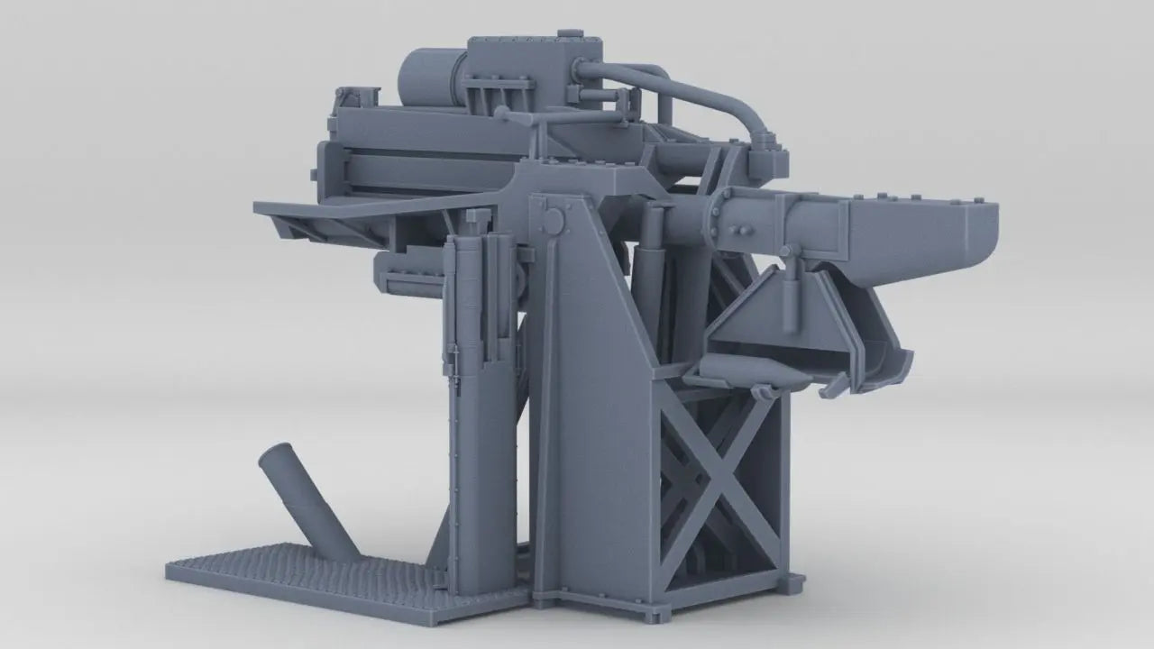 1/125 USN 5-inch Loading Machine Port Resin3Dinteractive