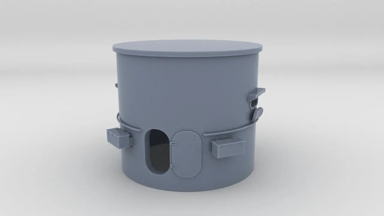 1/125 USN Base for Mk.37 (Early) Director Resin3Dinteractive