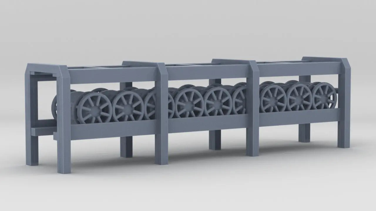 1/125 USN DC Release Track Inside (Loaded DC Mk9) Resin3Dinteractive