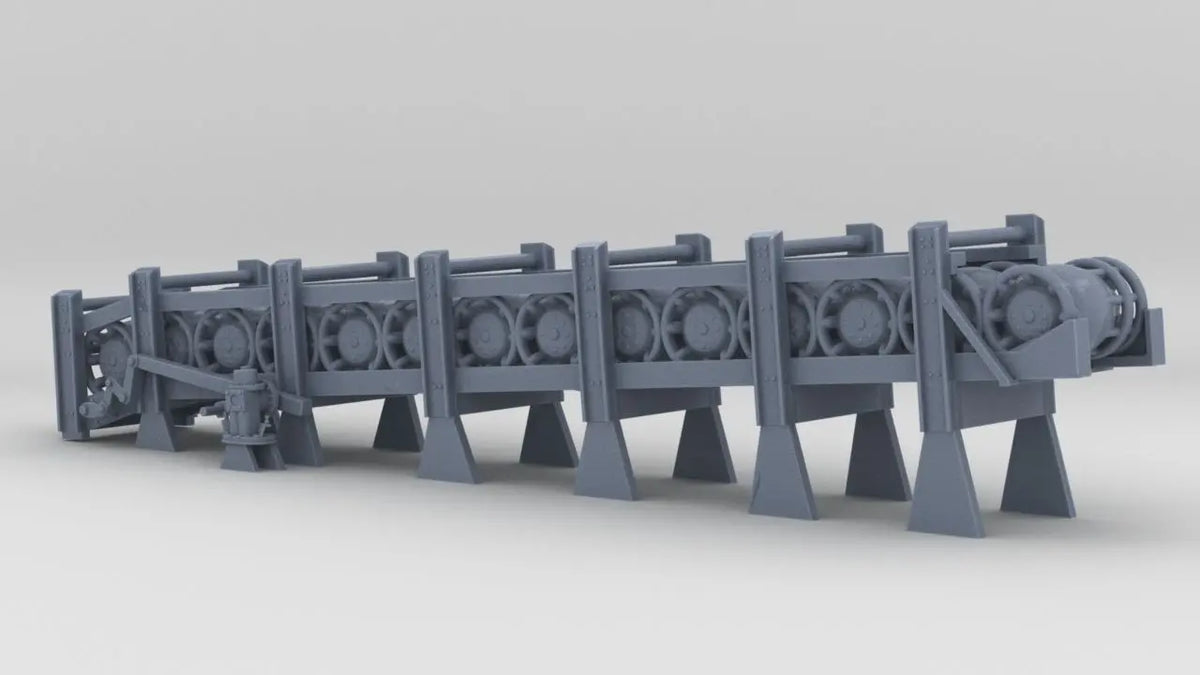 1/125 USN DC Release Track Mk9 Mod 0 Port (Loaded) - distefan 3d print