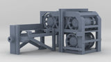 1/125 USN Depth Charge Thrower Rack Port Loaded