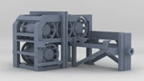 1/125 USN Depth Charge Thrower Rack Starboard Loaded