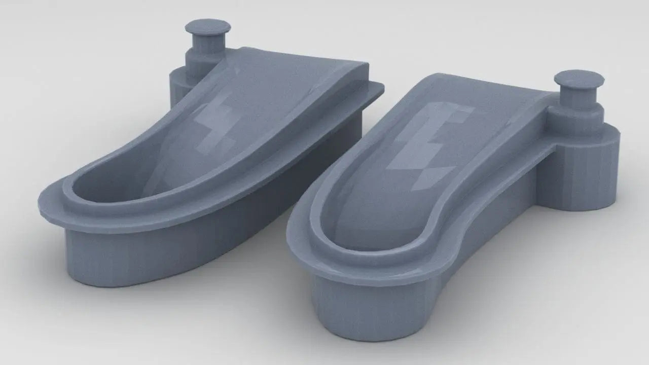 1/125 USN Destroyer Windlass Foredeck Set (2pcs) - distefan 3d print