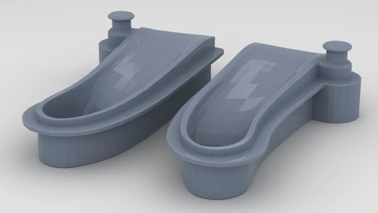 1/125 USN Destroyer Windlass Foredeck Set (2pcs) - distefan 3d print