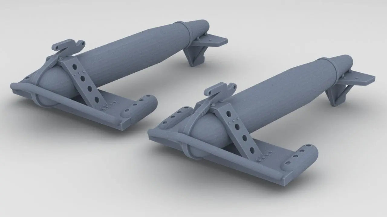 1/125 USN Paravane Set (2pcs) - distefan 3d print